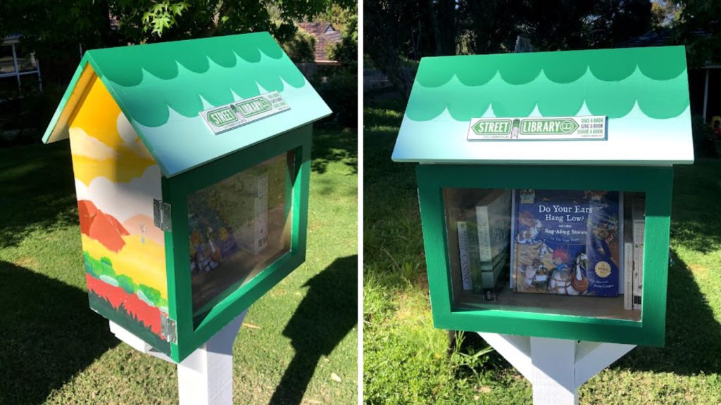 Green street library outside a melbourne home