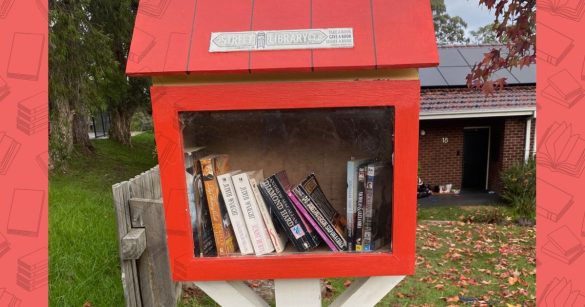 a street library in Melbourne