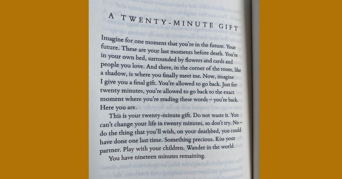 A quote from Everything was beautiful and nothing hurt